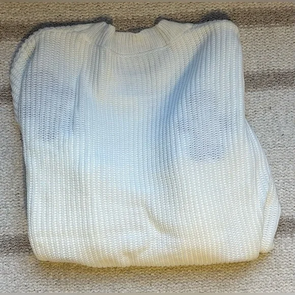 White Sweater with Gingerbread Accents - Picture 10 of 11